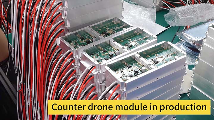 Counter drone module production