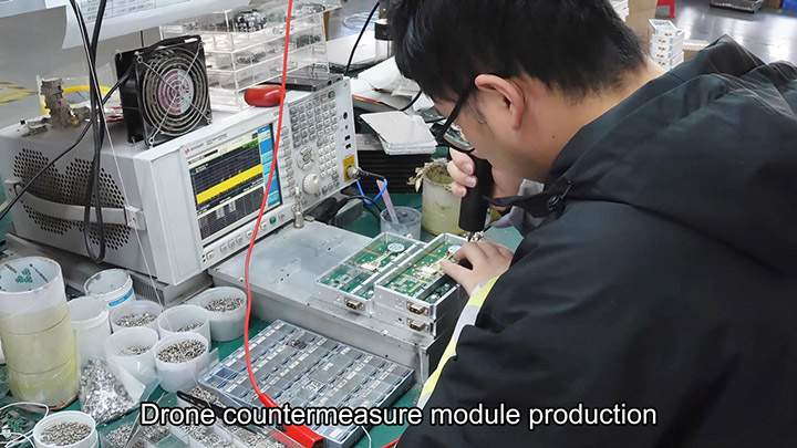 Manufacturing anti-drone modules