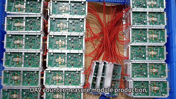 Manufacturing of drone countermeasure modules