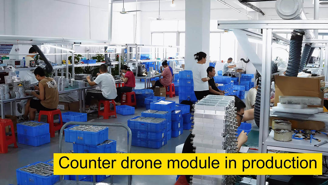 Production of anti-drone modules