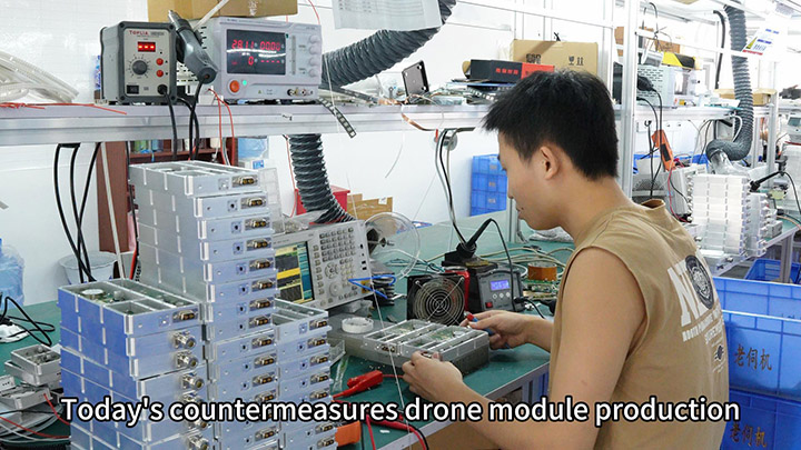 UAV countermeasure module production workshop