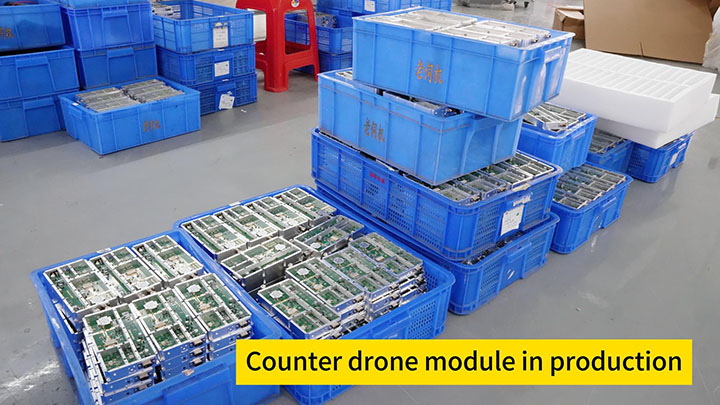 UAV countermeasure module production